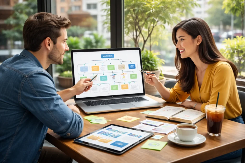 Planning the website structure